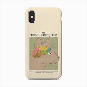 Feline Phrenology Phone Case