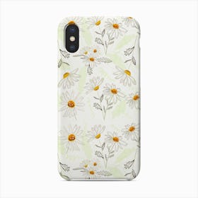 Spring Time Colorful Daisies Pattern Phone Case