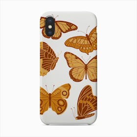 Texas Butterflies   Golden Yellow Phone Case
