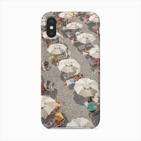 Amalfi Beach Umbrellas Phone Case