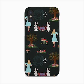 Alice'S Adventures In Wonderland Pattern Phone Case