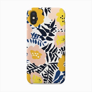 Floral Pattern For A Happy Life Phone Case