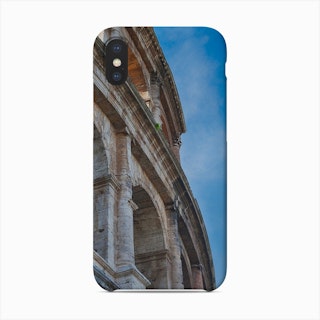 Colosseum With Blue Sky In Rome Phone Case