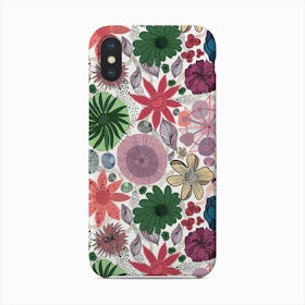 Abstract Floral Illustrations Phone Case