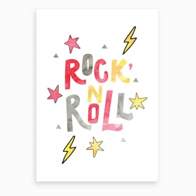Rock And Roll Art Print