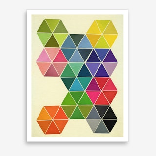 Fragmented Art Print