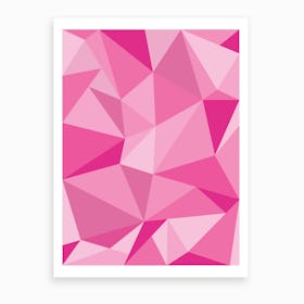 Fifty Shades of Pink X Art Print