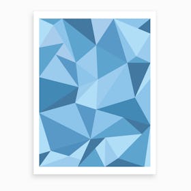 Fifty Shades of Blue Art Print