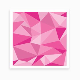 Fifty Shades of Pink - Square Art Print