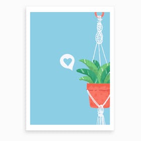 Macrame Plant #3 Art Print