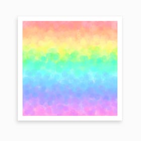 Soft Rainbow Dream Art Print