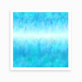 Cystal Clear Blue Art Print