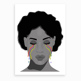 Cry me a Rainbow Art Print