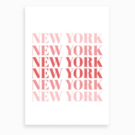 New York X Art Print