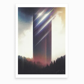 Temple Of Refraction Art Print