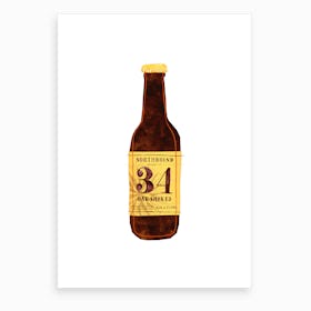 Northbound 34 Oak Smoked Beer Art Print