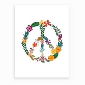 Peace X Art Print