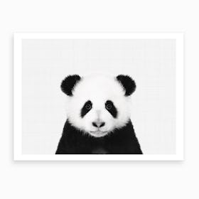 Panda BW I Art Print