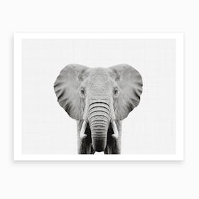 Elephant BW I Art Print