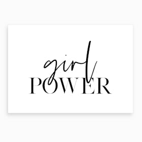 Girl Power X Art Print