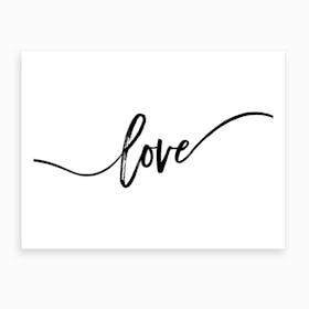 Love X Art Print