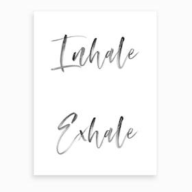 Inhale Exhale VII Art Print