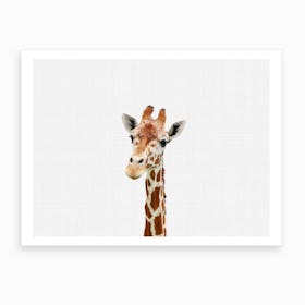 Giraffe X Art Print