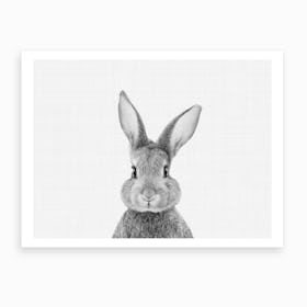Rabbit BW I Art Print