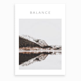 Balance X Art Print