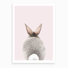 Bunny Tale Blush Art Print