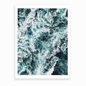 Rough Sea Art Print
