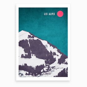 Les Alpes Art Print