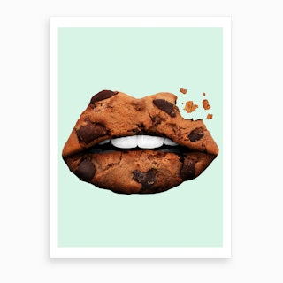 Cookie Lips Art Print