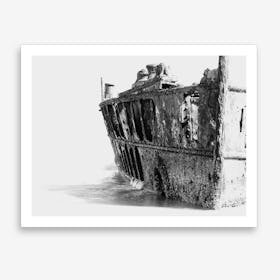Shipwreck Fraser Island Art Print