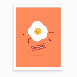 Easy Over Art Print