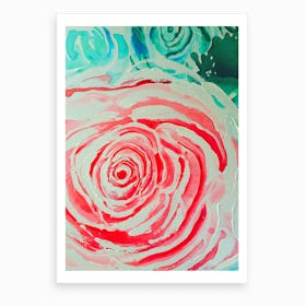 Roses are Pink Pink Art Print