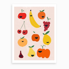 Fruit & Veggies Art Print