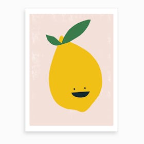 Lemon Kitchen Art Print