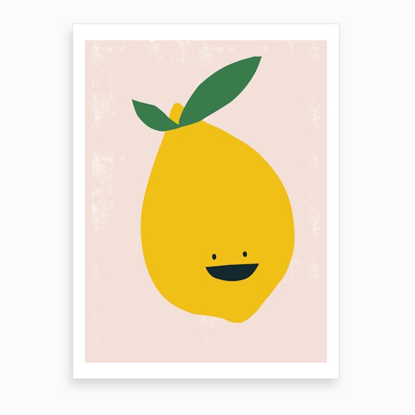Lemon Kitchen Art Print By Sira Lobo Fy Lemon Kitchen Art Print By Sira Lobo