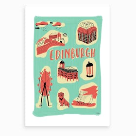 Welcome Edinburgh Art Print