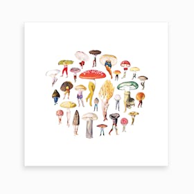 Mushroom Patch Art Print