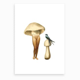 Ladyshroom#1 Art Print