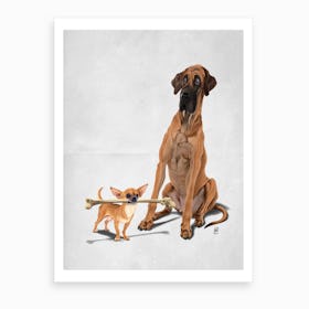 The Long and the Short and the Tall (Wordless) Art Print