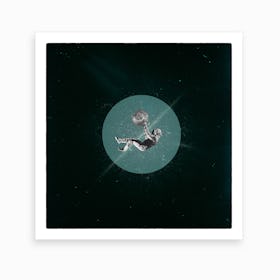 Astronaut X Art Print