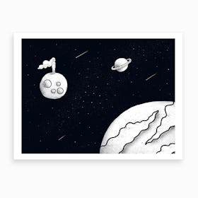 The Universe Explorer Art Print