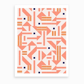 Random Tiles Art Print