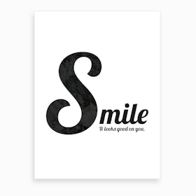 Smile  Art Print