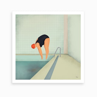 Swimmer2 I Art Print