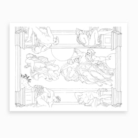 Sistine Chapel Art Print