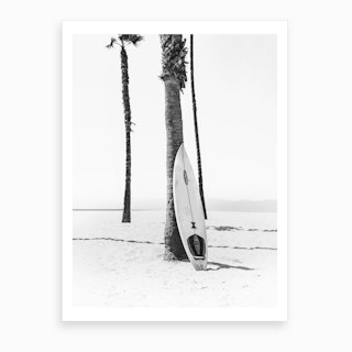 Surf Bw Art Print